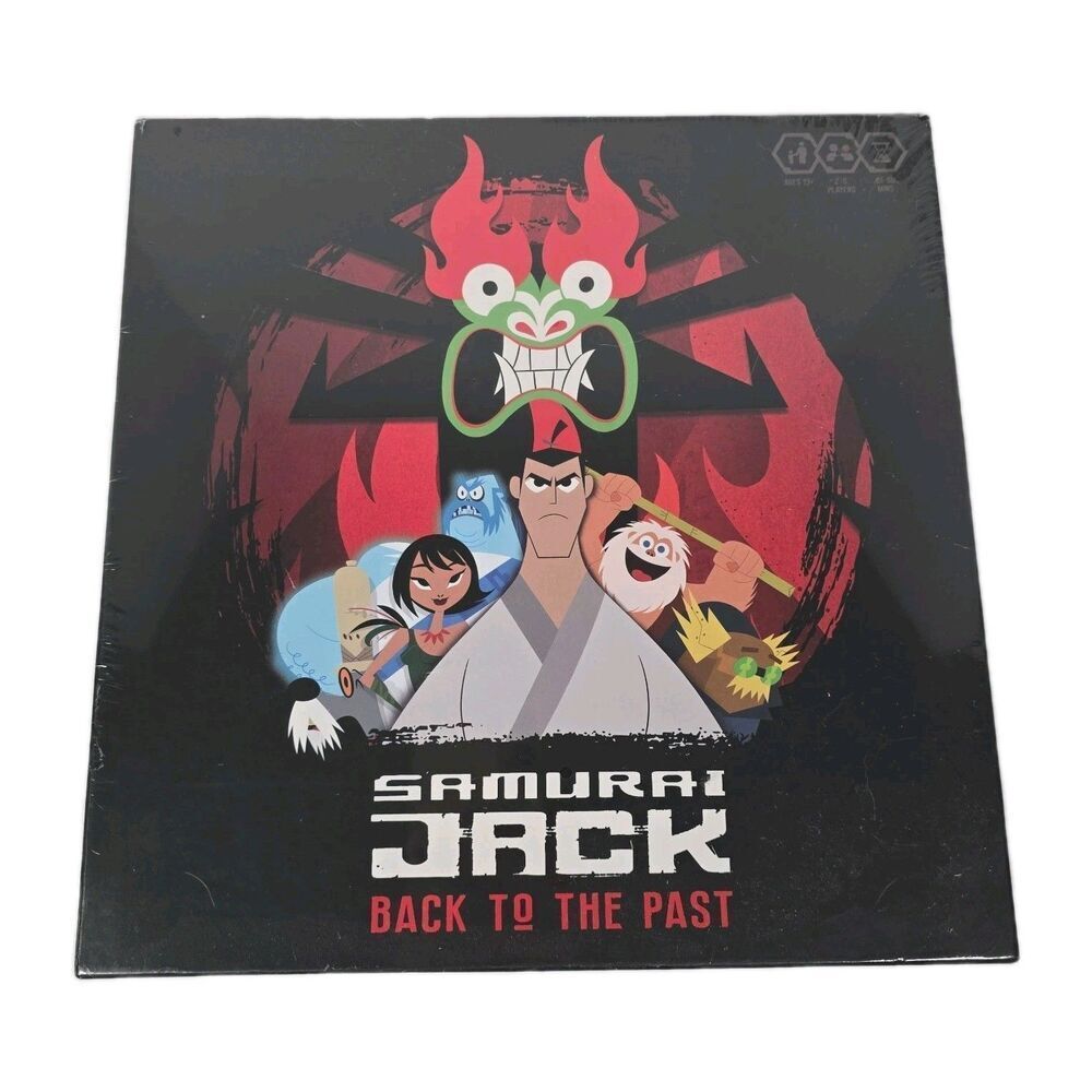 USAopoly Samurai Jack  Back To The Past Board Game Cartoon Network Adult‎ Swim
